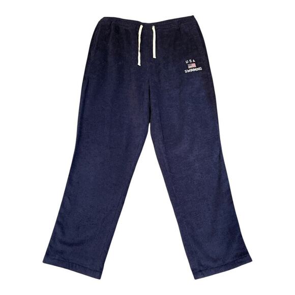 J. Crew Men’s Large Limited-edition‎ USA Swimming® X J.Crew terry cloth pant - Picture 1 of 5